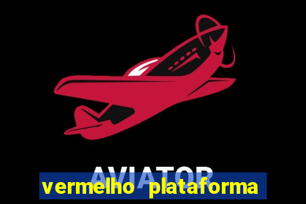 vermelho plataforma de jogos